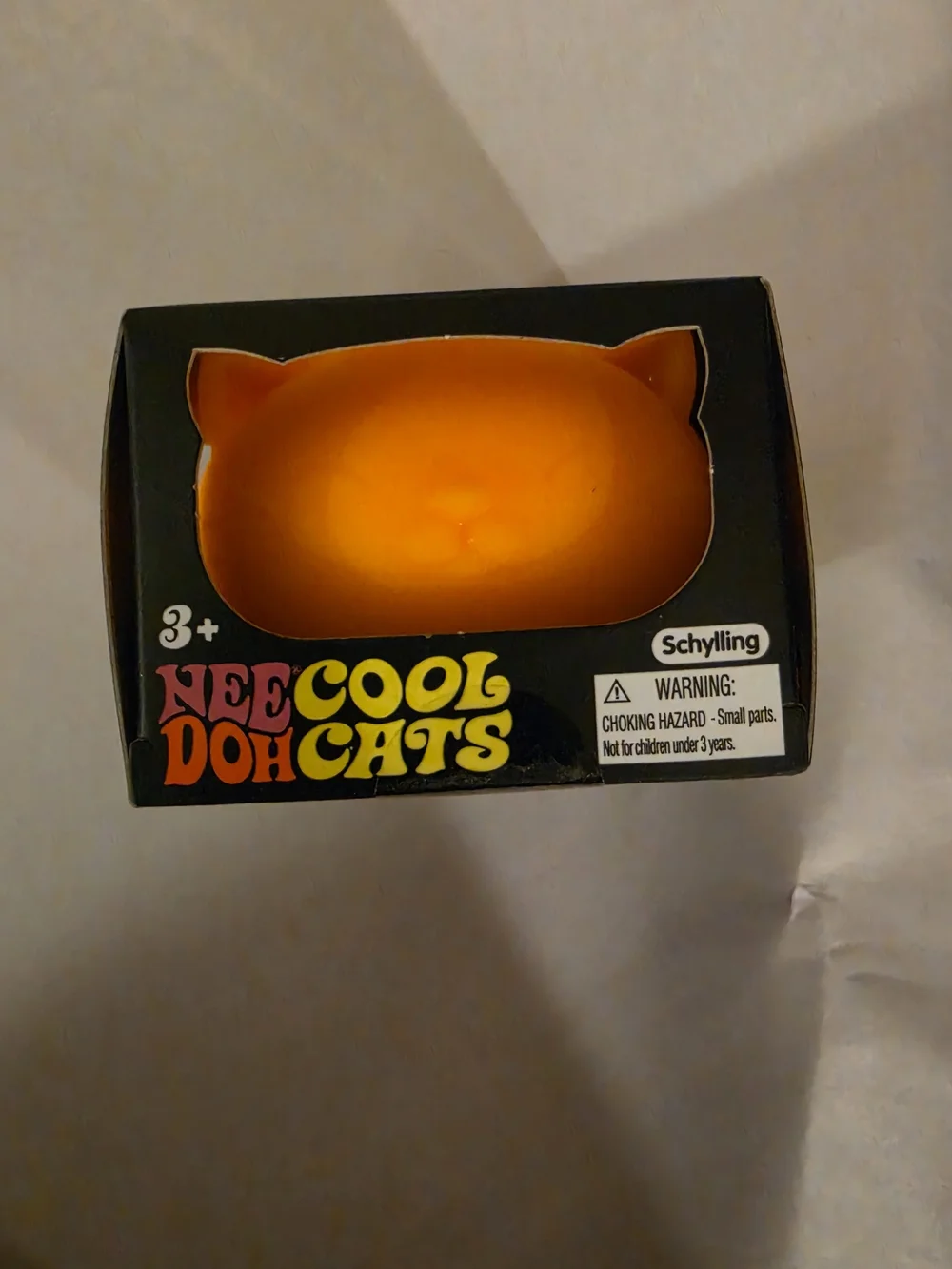 Needoh Cool Cats Squishy Orange 🐈😻🧡